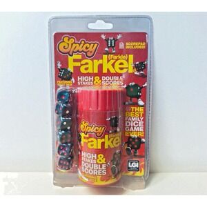 Spicy Farkel, Dice Game, High Stakes, Family Game Night Fun for Kids & Adults